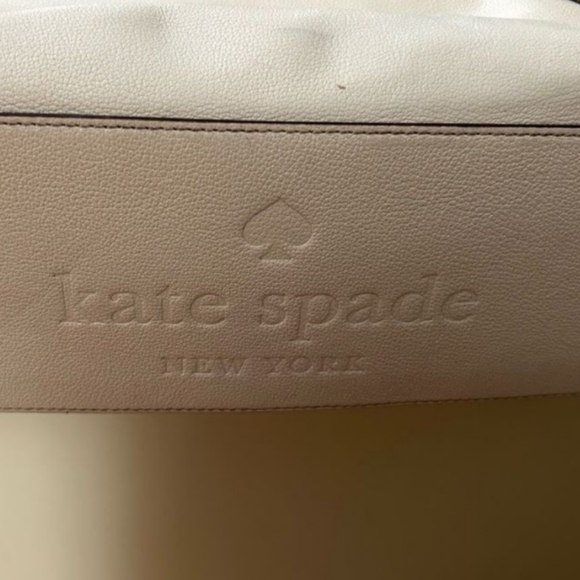 Kate Spade Cream Leather Satchel with Bow Detail - Picture 6 of 7